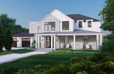Rendering of the front elevation for TNAR 2023